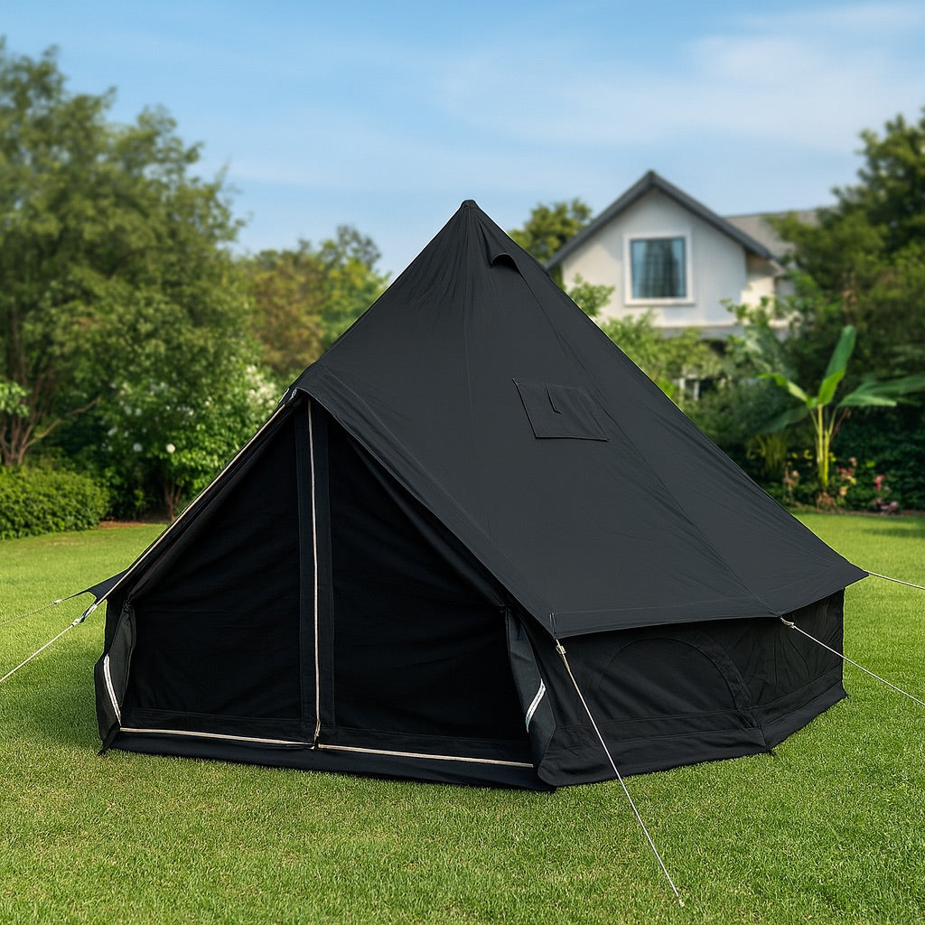 Bell Tent WIMAN Canvas black (Model without center pole)