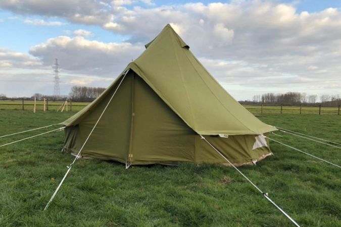 Bell Tent WIMAN Canvas Green (Model without center pole)
