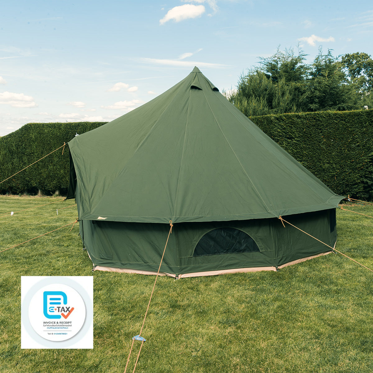 Bell Tent WIMAN Canvas Green (Model without center pole)