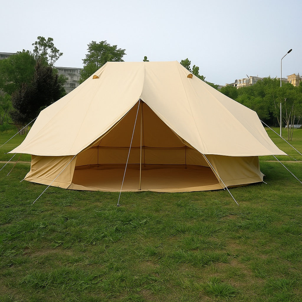 ฟรายชีทคลุมเต็นท์จักรพรรดิ Emperor Tent WimanAir ขนาด 4x6 เมตร ผลิตจากผ้าลายสก็อต