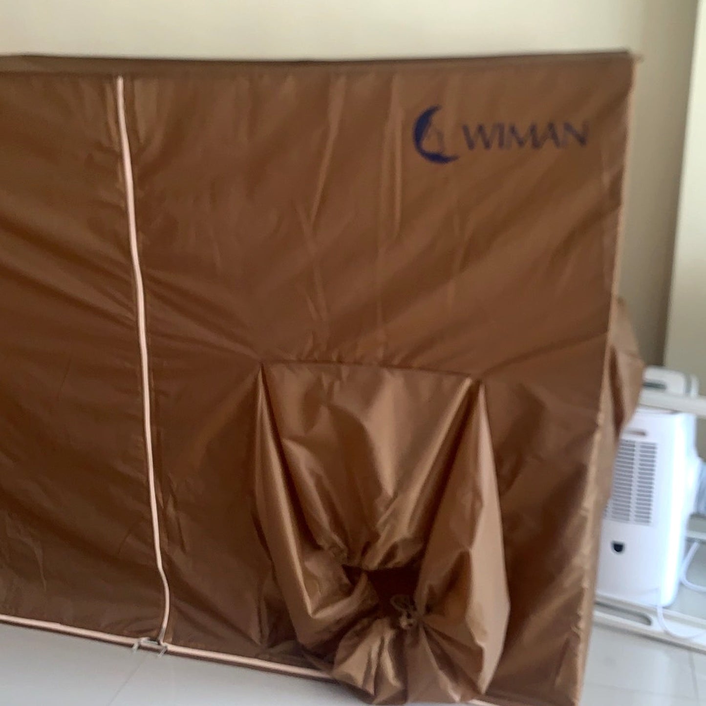 มุ้งแอร์วิมานแอร์ สีน้ำตาล 4/5/6 ฟุต | มุ้งเต็นท์เก็บความเย็น กันยุง | WIMAN AIR