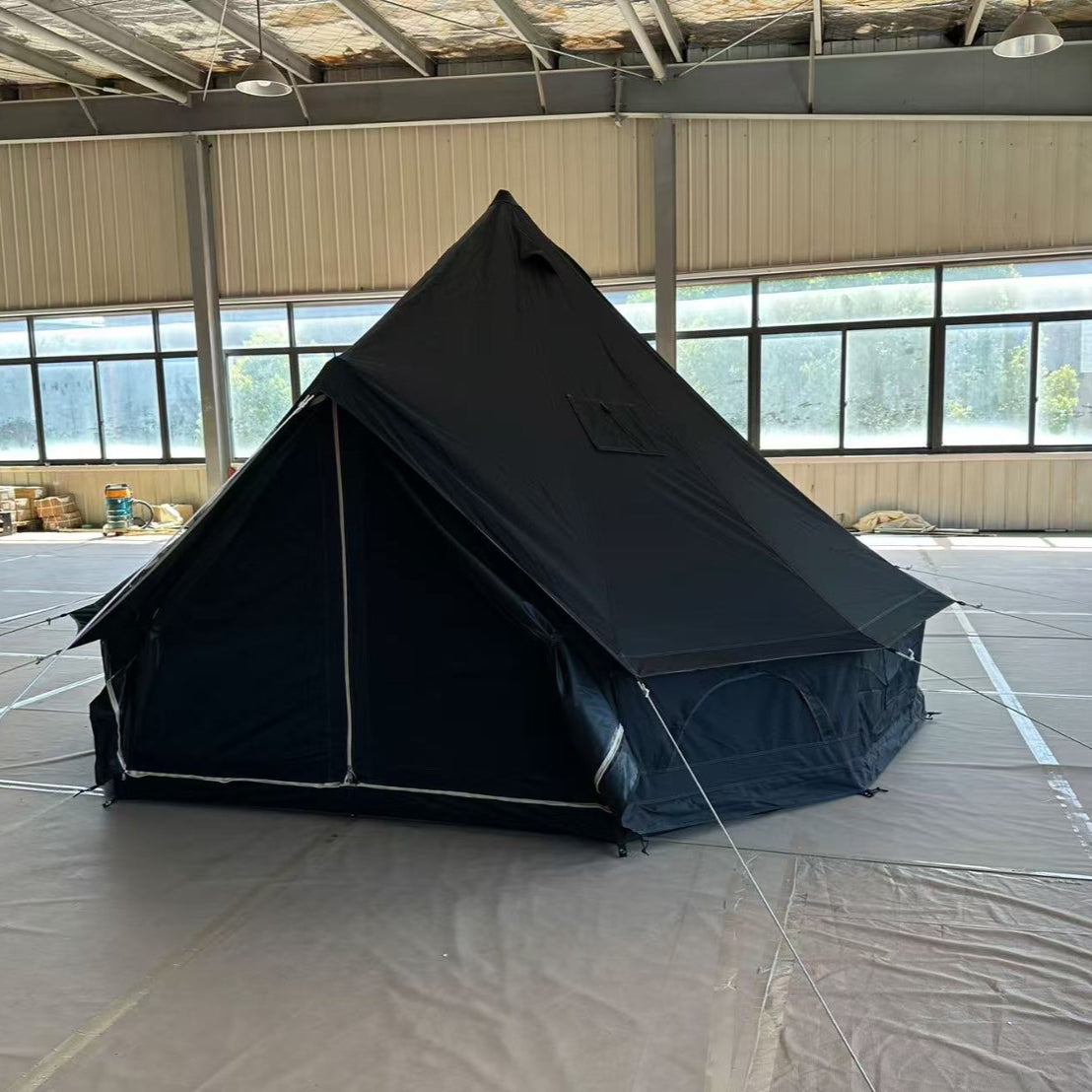 Bell Tent WIMAN Canvas black (Model without center pole)