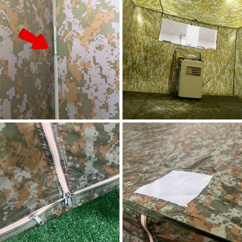 WIMANAIR - 6-foot Camouflage Tent for 3000BTU air conditioner