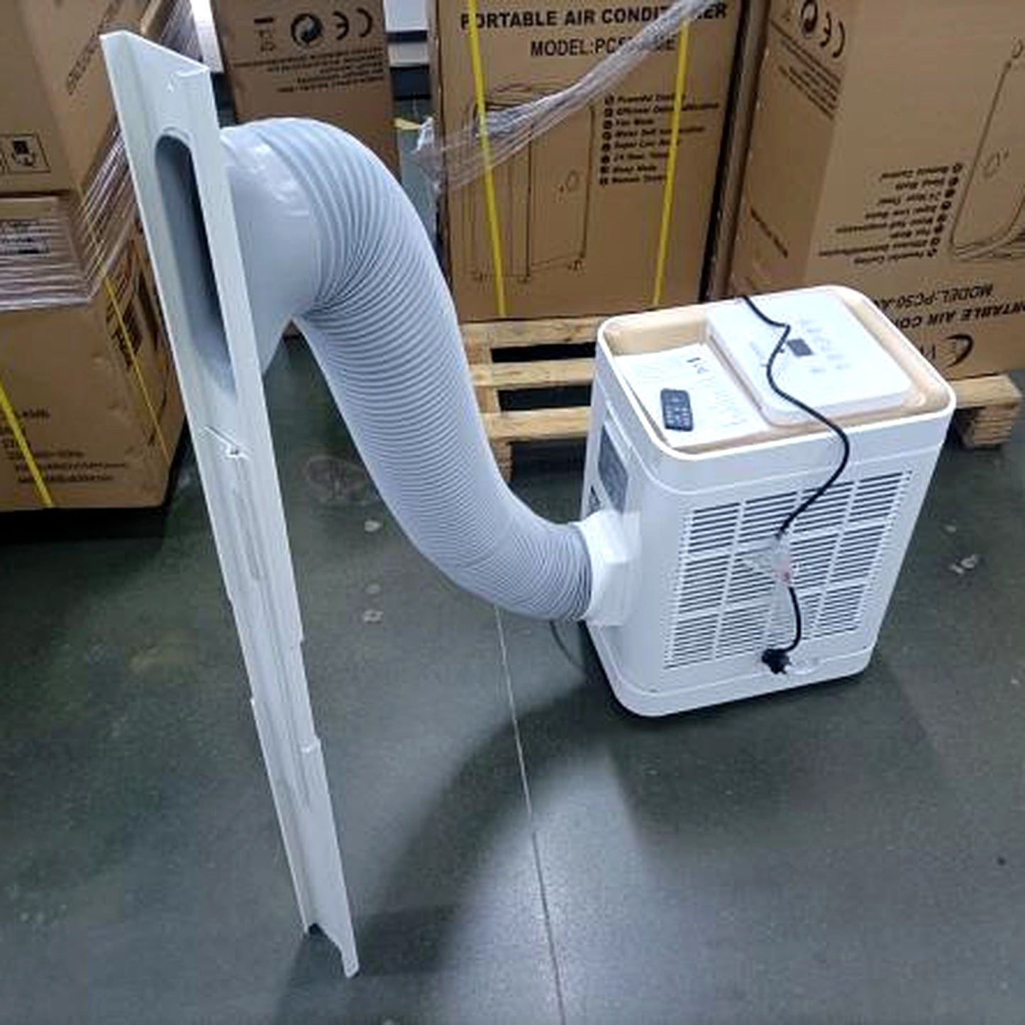 แอร์เคลื่อนที่ 12000 บีทียู กำลังสูง เหมาะห้องขนาดกลาง 20‑30 ตร.ม. ติดตั้งง่ายไม่ต้องเจาะผนัง