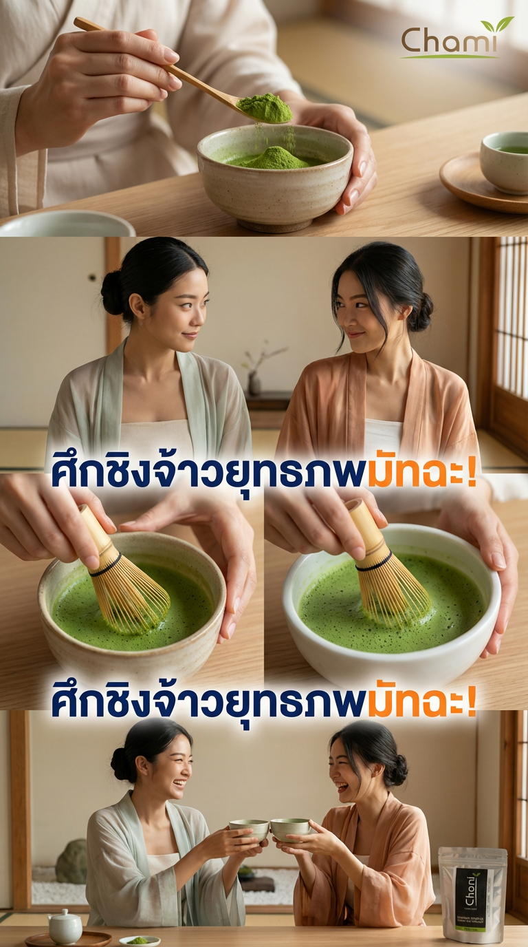 เปิดโลกมัทฉะ: ชงอย่างไรให้ละมุนลิ้น พร้อมสัมผัสรสชาติพรีเมียมจาก Chami Matcha