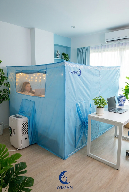 เปลี่ยนบ้านเป็น Home Office สุดคูล! ด้วยแอร์เคลื่อนที่ WIMAN 12000 BTU