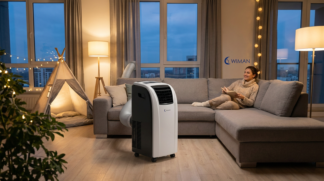 แอร์เคลื่อนที่ 18000 BTU WIMAN Air: เปลี่ยนห้องโถงร้อนให้เป็นปาร์ตี้สุดคูล!