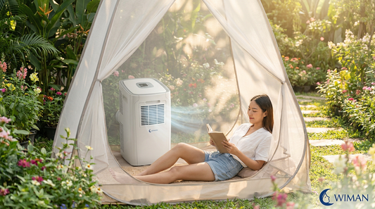 แอร์เคลื่อนที่ WIMAN PC9: สร้างมุมเย็นส่วนตัวง่ายๆ ไม่ต้องเจาะผนัง!