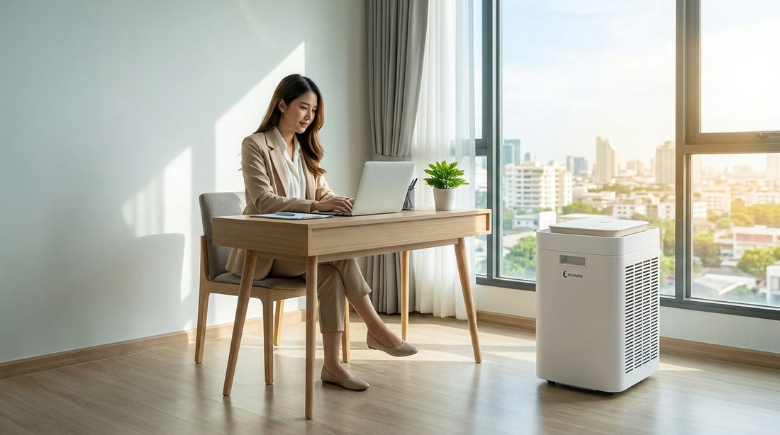 เปลี่ยน WFH ให้เย็นฉ่ำ! ด้วยแอร์เคลื่อนที่ 9000 BTU จาก WIMAN Air