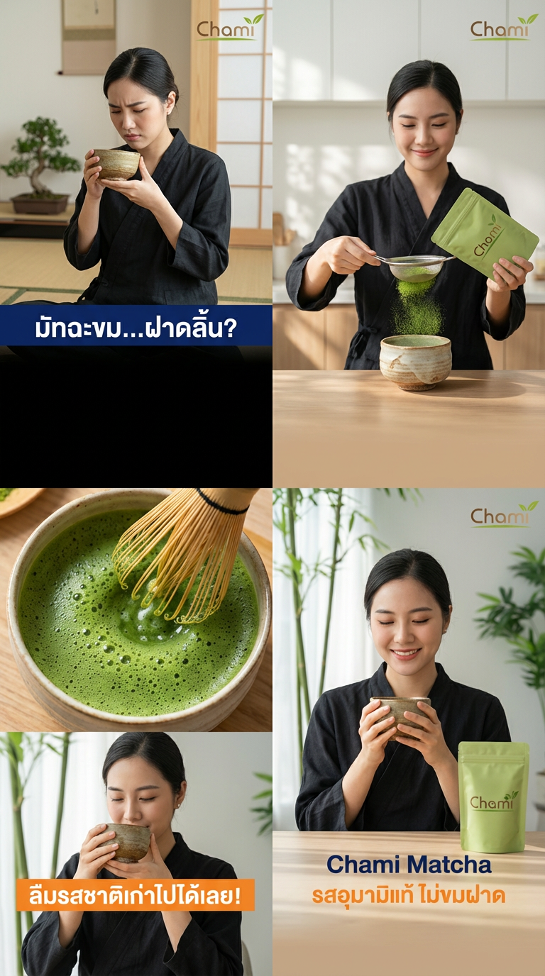 🍵 Chami Matcha: สัมผัสความละมุนของมัทฉะแท้ ไม่ขม ไม่ฝาด อย่างที่คุณไม่เคยเจอมาก่อน