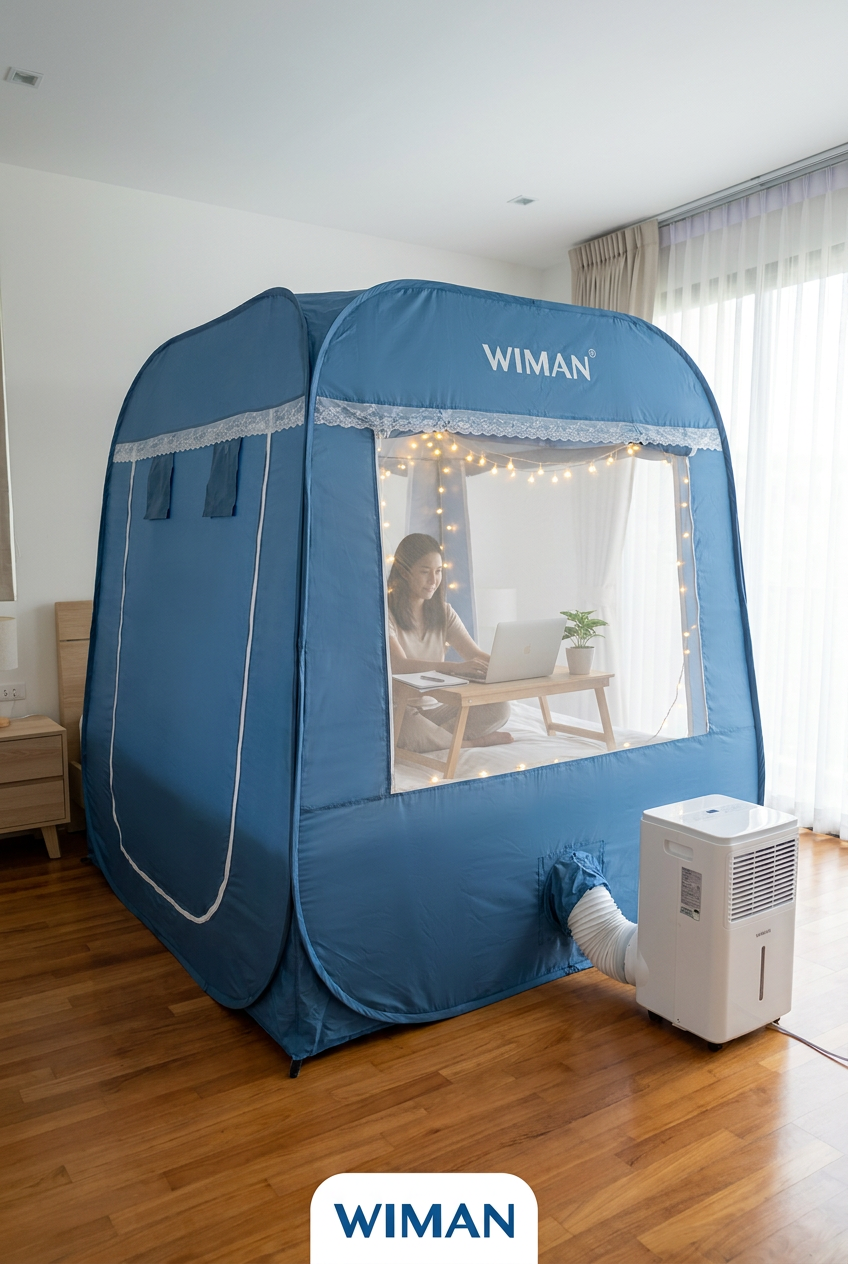 WFH ไม่สะดุด! สร้าง Cool Zone ส่วนตัวด้วยแอร์เคลื่อนที่ WIMAN Air 9000 BTU