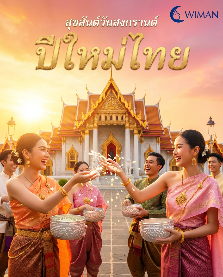 วันสงกรานต์ ๒๕๖๗ – สืบสานประเพณี ชื่นฉ่ำรับปีใหม่ไทย | Wiman Air