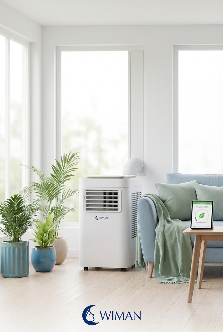 เปิดแอร์ทั้งวันกลัวค่าไฟพุ่ง? WIMAN AIR 9000 BTU แอร์เคลื่อนที่ช่วยเซฟ