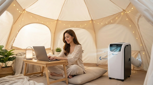 ร้อนจนละลาย? รีวิว WIMAN Air 18000 BTU แอร์เคลื่อนที่ที่จะเปลี่ยนวันหยุดสุดเหี่ยวให้เย็นฉ่ำ!