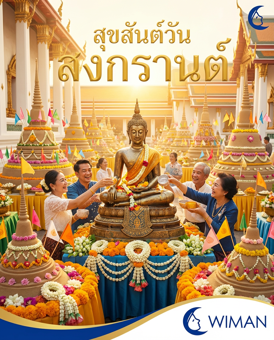วันสงกรานต์ ๒๕๖๗: สืบสานคุณค่าวันพญาวัน สู่ปีใหม่ไทยที่ชุ่มเย็น | Wiman Air