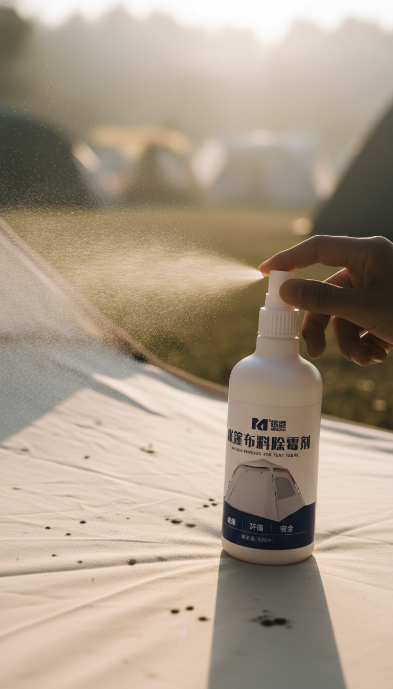 คืนชีวิตให้ผ้าเต็นท์ของคุณอย่างอ่อนโยนด้วยสเปรย์ขจัดเชื้อรา Hi-Camp