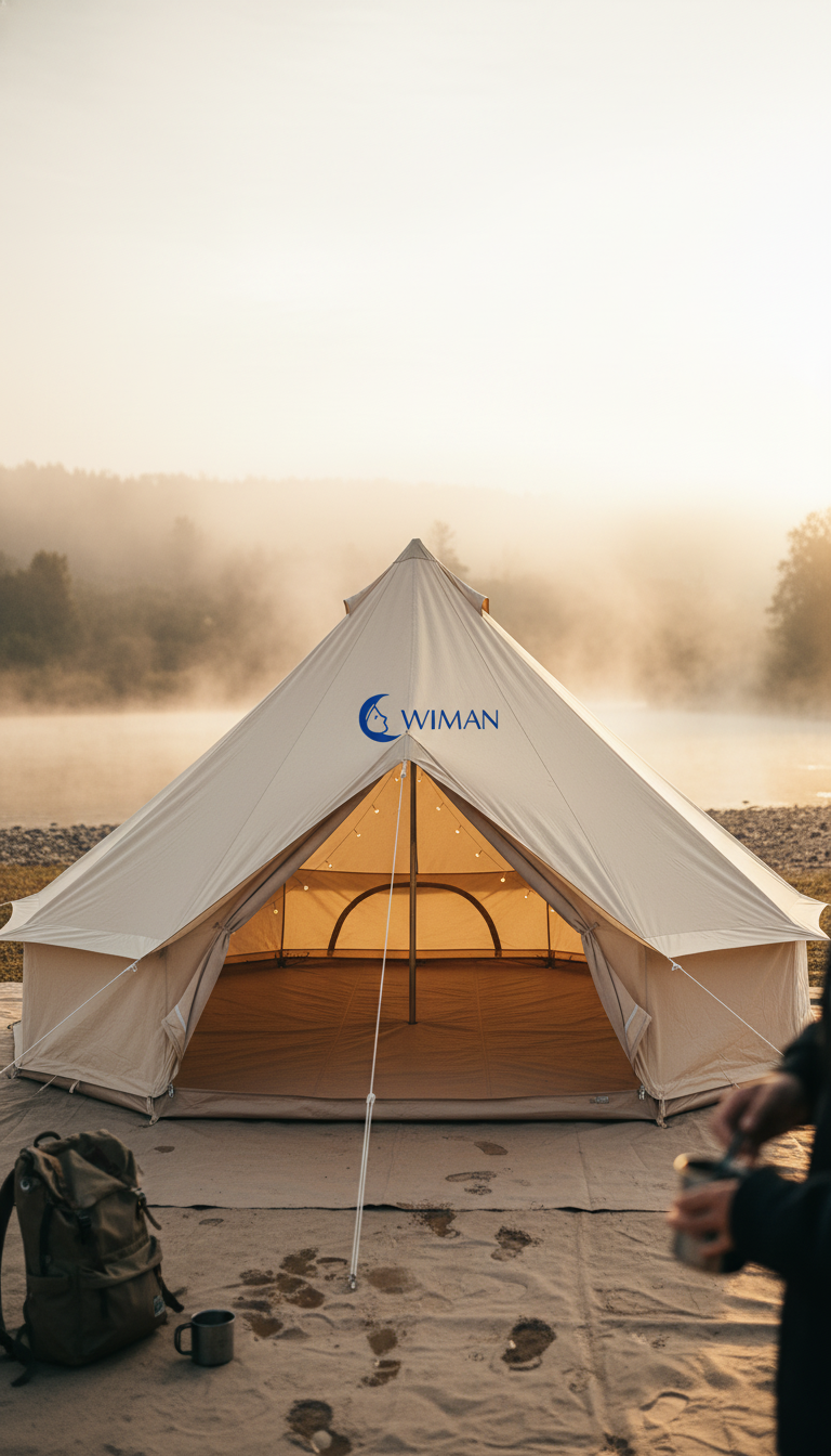 เต็นท์กระโจม 2 ประตู WIMAN ผ่อนคลายกลางธรรมชาติอย่างเต็มที่