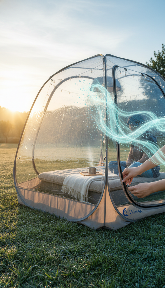 วิมานแอร์โดมใส ความเย็นธรรมชาติ สู่พื้นที่ส่วนตัวในคืนที่ไร้ข้อจำกัด