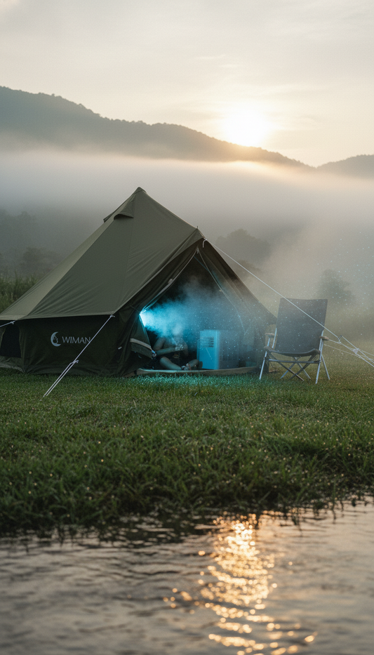 ลมหายใจเย็นกลางทุ่งกับวิมานแอร์ เต็นท์กระโจมและแอร์พกพาเพื่อความอิสระ