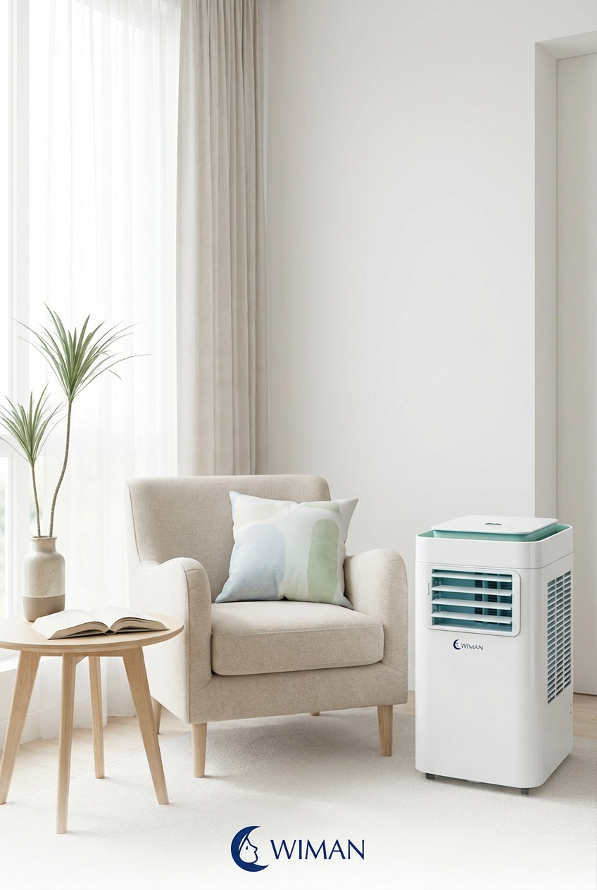 แอร์เคลื่อนที่ ไม่ต้องเทน้ำทิ้ง! WIMAN AIR 9000 BTU จบทุกปัญหากวนใจ