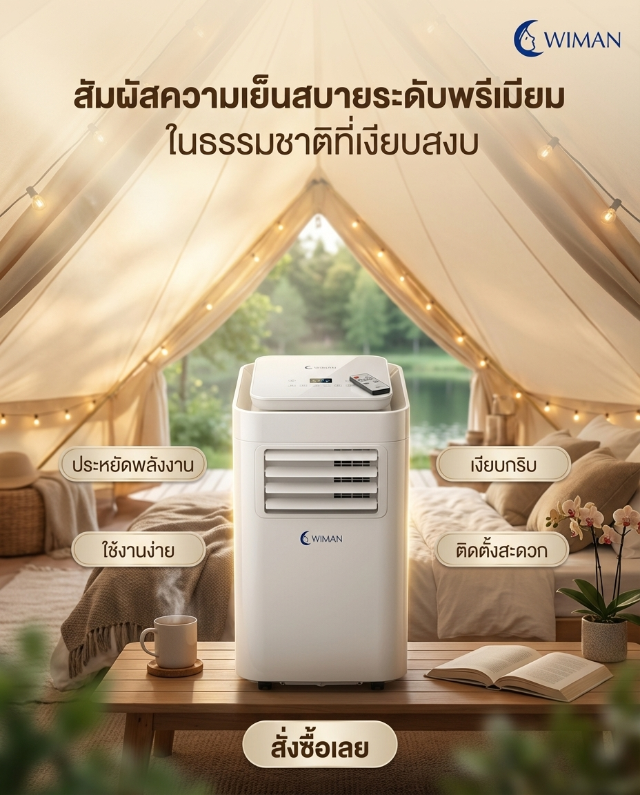 WIMAN Air: นิยามใหม่แห่งความหรูหราของความเย็นสุขุม