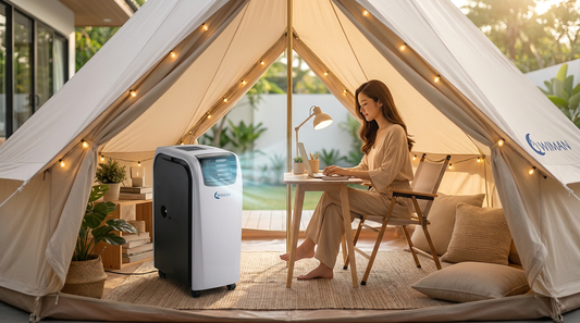 ร้อนจนงานไม่เดิน? WIMAN Air 18000 BTU แอร์เคลื่อนที่ตัวจบปัญหา!
