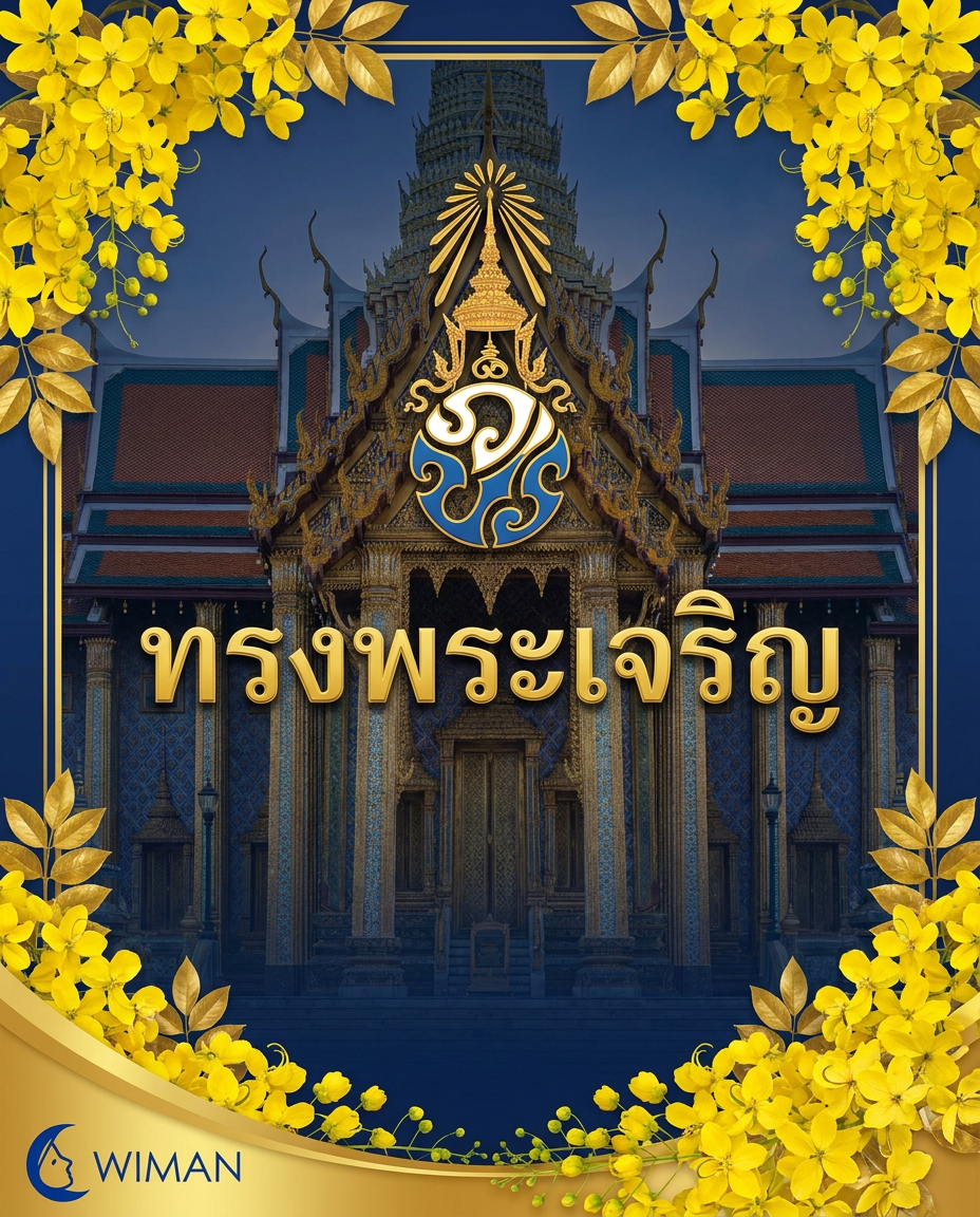 วันเฉลิมพระชนมพรรษา 28 กรกฎาคม - น้อมถวายพระพรชัยมงคล | Wiman Air