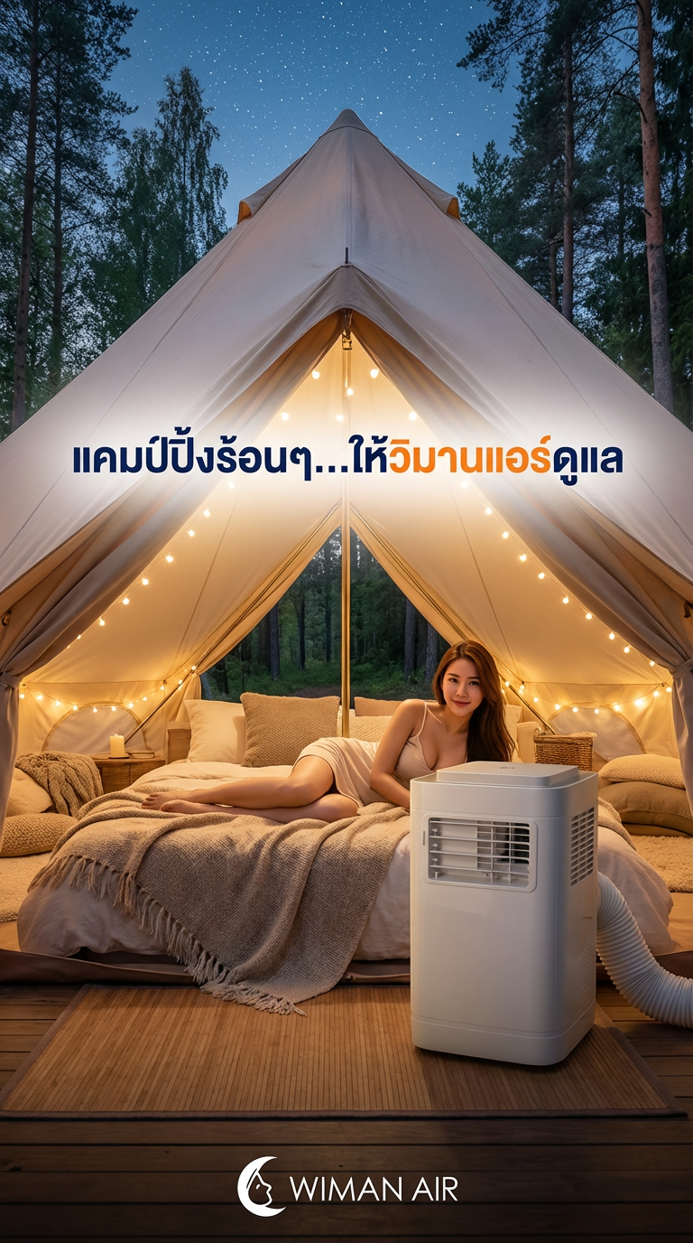 เต็นท์กระโจม WIMAN Air: เปลี่ยนแคมป์ปิ้งร้อนๆ ให้เป็น Glamping สุดหรู