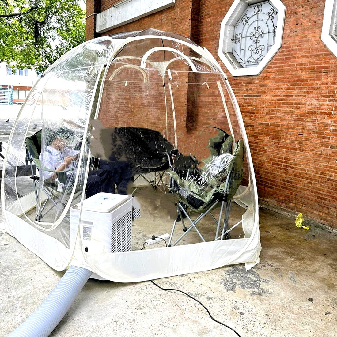 WIMAN แอร์พกพาพร้อมเต็นท์โดมใส - เครื่องปรับอากาศพกพา 3000-18000 BTU เย็นเร็ว ประหยัดไฟ