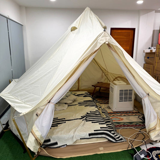 🏕️ เต็นท์กระโจม WIMAN ไร้เสากลาง 3m | สุดยอดประสบการณ์ Glamping กับวิมานแอร์