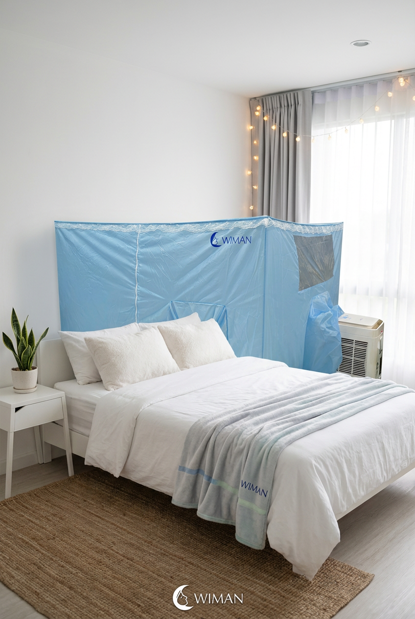 ไขข้อสงสัย: นอนในมุ้งแอร์ WIMAN Air อับชื้นจริงไหม? เผยคำตอบ!