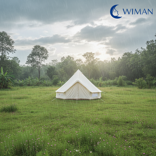 🎪 เต็นท์กระโจม WIMAN AIR 4 เมตร ไร้เสากลาง ✨ ยกระดับ Glamping ของคุณ