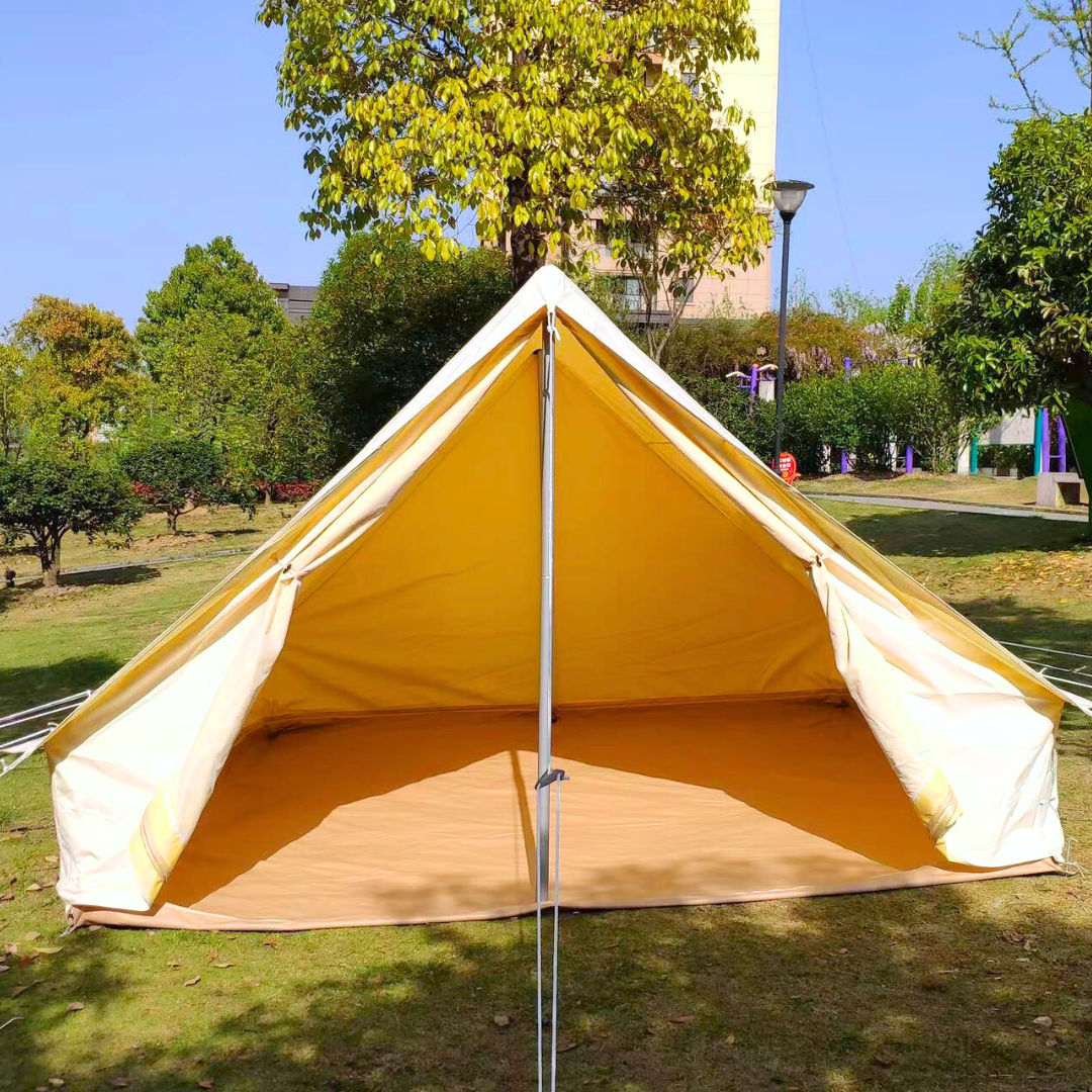 Bungalow Tent ผ้าเเคนวาส กันน้ำอย่างดี ทําเต็นท์รีสอร์ท กางถาวร กันน้ำ กันลม กันฝน กันไฟ กันหิมะ