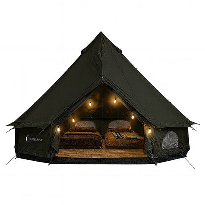 Bell Tent WIMAN Canvas black (Model without center pole)