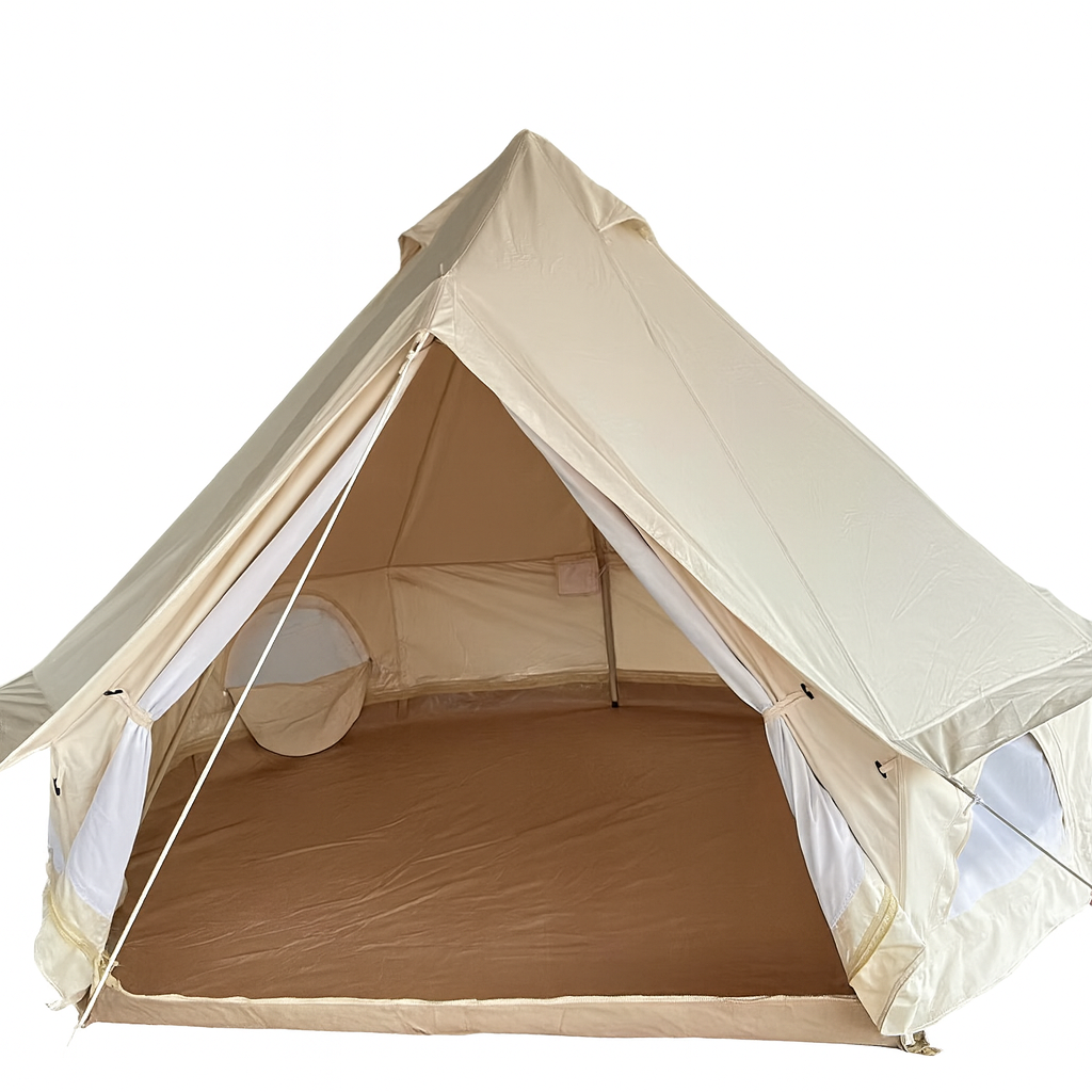 tent canopy, ບໍ່ມີເສົາກາງ, tent ຮູບຊົງກະດິ່ງ, Bell Tent Canvas Wiman