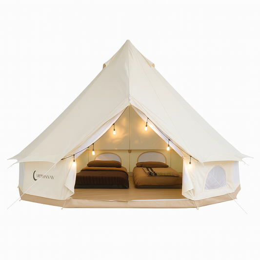 tent canopy, ບໍ່ມີເສົາກາງ, tent ຮູບຊົງກະດິ່ງ, Bell Tent Canvas Wiman