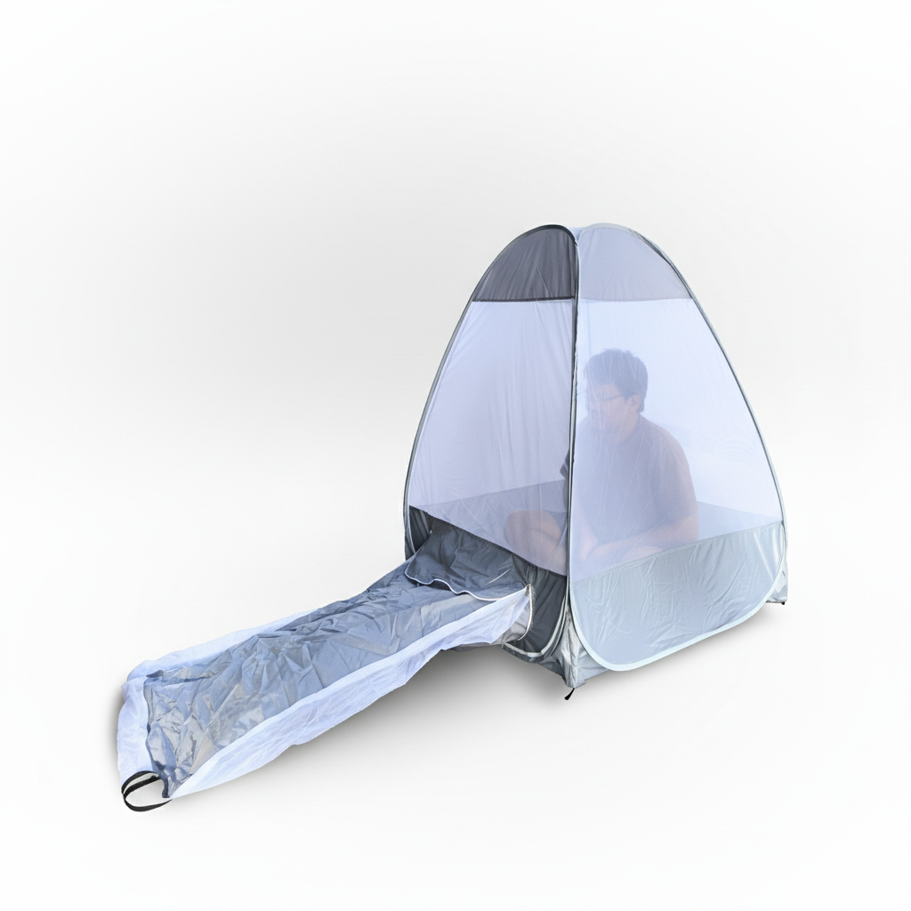 มุ้งนั่งสมาธิ วิมานแอร์ 104 ซม. กันยุง กันแมลง พับเก็บสะดวก พกพาง่าย