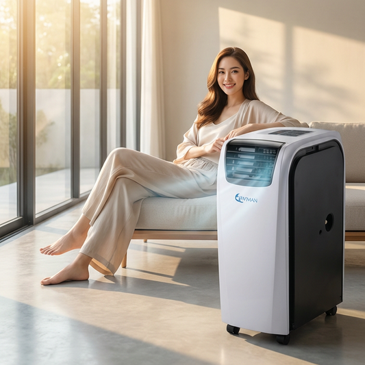 แอร์เคลื่อนที่ WIMAN AIR 18000 BTU รุ่น PC50-AM1E Soft Start เย็นเร็ว ประหยัดไฟ พร้อมส่ง