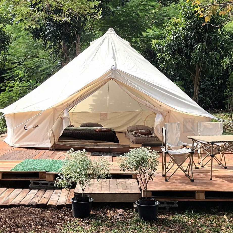 tent canopy, ບໍ່ມີເສົາກາງ, tent ຮູບຊົງກະດິ່ງ, Bell Tent Canvas Wiman