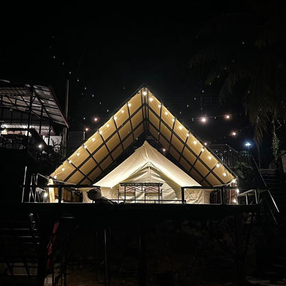tent canopy, ບໍ່ມີເສົາກາງ, tent ຮູບຊົງກະດິ່ງ, Bell Tent Canvas Wiman