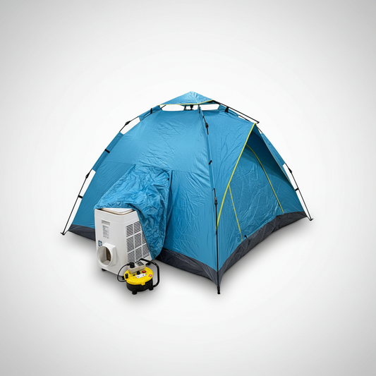 ชุดแอร์เคลื่อนที่ WIMAN AIR 9000 BTU PC26 + เต็นท์ 7 ฟุต กางเร็ว เย็นสบาย