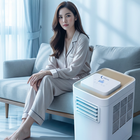 แอร์เคลื่อนที่ WIMAN AIR 12000 BTU Soft Start เย็นเร็ว ประหยัดไฟ มี มอก. มาตรฐานไทย