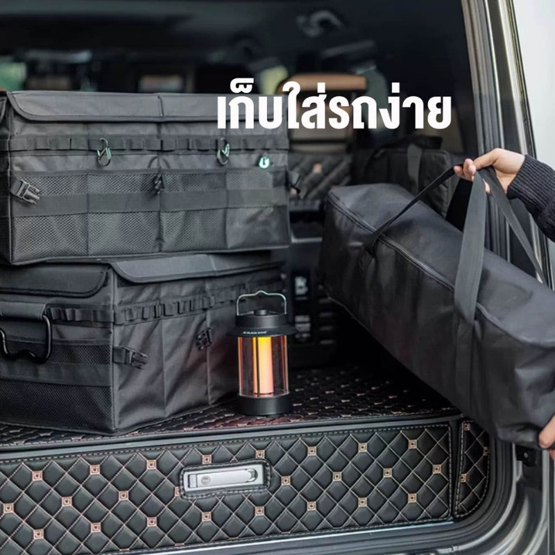 โต๊ะแคมปิ้งอลูมิเนียม แข็งแรง พับเก็บง่าย รับน้ำหนักได้ 100 กก