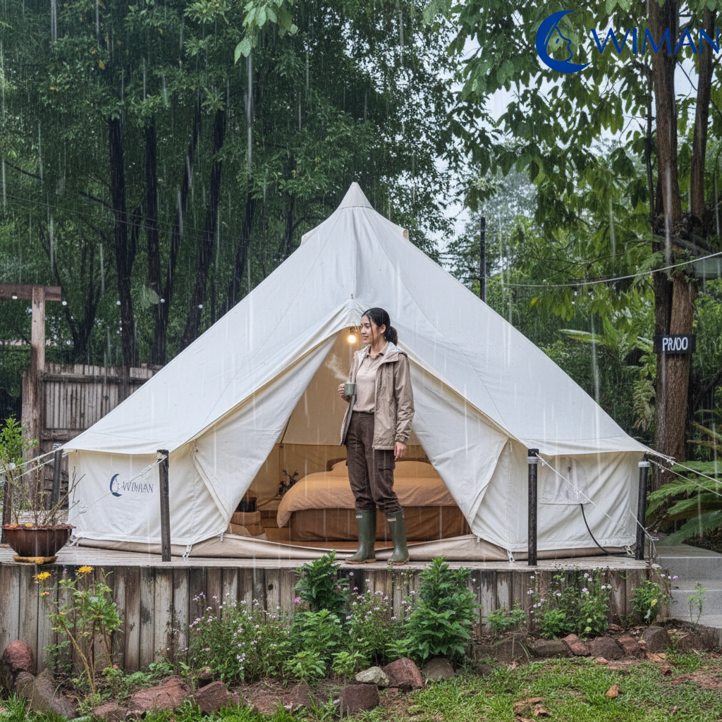 เต็นท์กระโจมสีขาวครีม คลาสสิค มีเสากลาง กางง่าย ใช้งานสะดวก ถ่ายรูปสวย ราคาพิเศษ จัดส่งฟรี - วิมานแอร์ Wiman Air [wiman_image_20251119_231307_0]