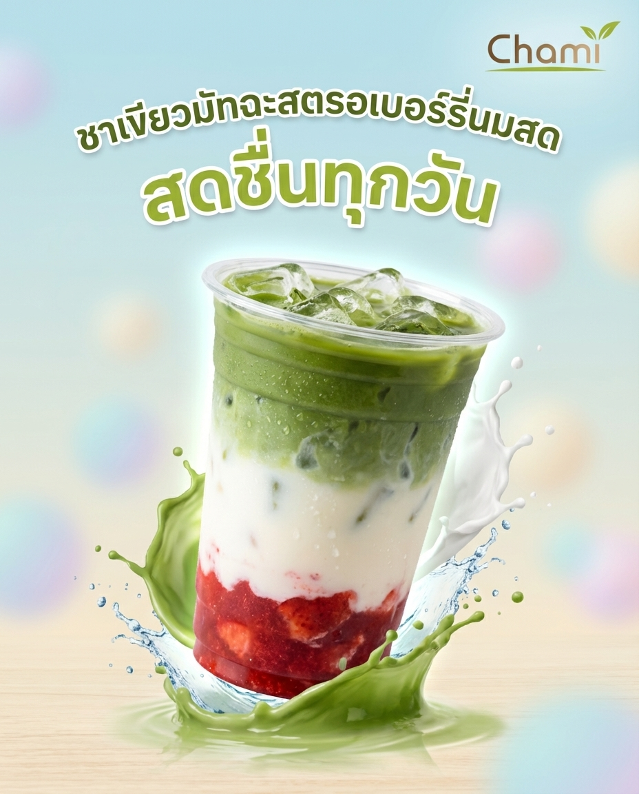 Chami Matcha มัทฉะผงแท้ 100% ราคาโรงงาน จัดส่งฟรี ราคาพิเศษ - วิมานแอร์ Wiman Air [matcha9]