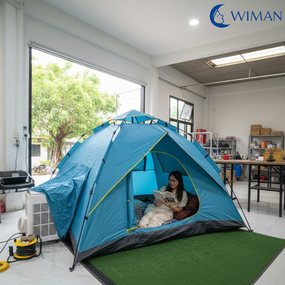 ชุดแอร์ 9000 บีทียู + เต็นท์แอร์ 7 ฟุต เหมาะแคมป์/สนาม กางเก็บเร็ว 10 วินาที เย็นแรง มาตรฐาน จัดส่งฟรี - วิมานแอร์ Wiman Air [wiman_image_20251122_010457_0]