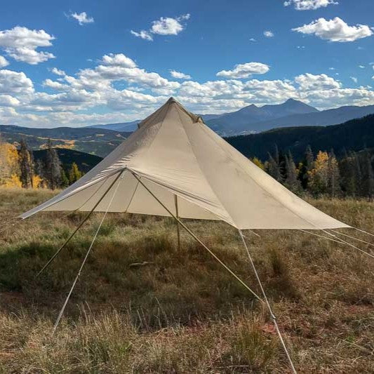 ฟรายชีทคลุมเต็นท์กระโจม Bell Tent (3, 4, 5 เมตร)