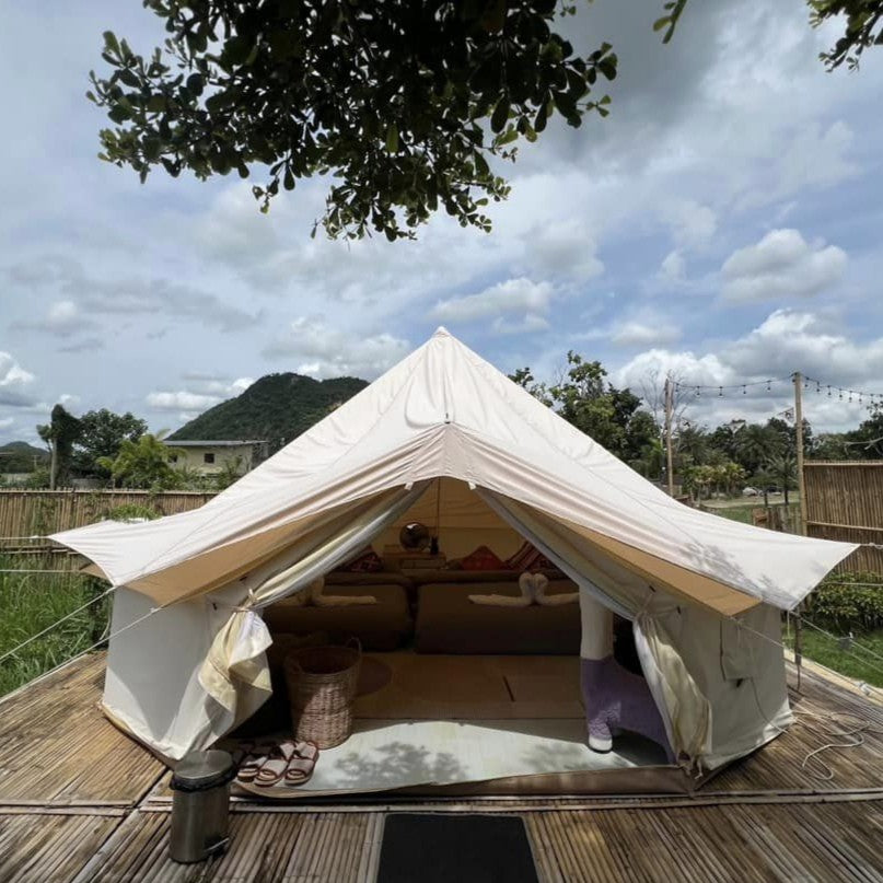 ฟรายชีทคลุมเต็นท์กระโจม Bell Tent (3, 4, 5 เมตร)