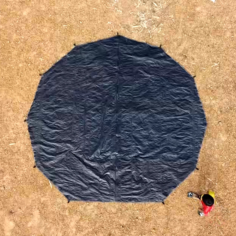 กราวชีท (Groundsheet) สำหรับเต็นท์กระโจม WIMAN 3M / 4M / 5M จุดเด่นสินค้า: กันน้ำ 100%
