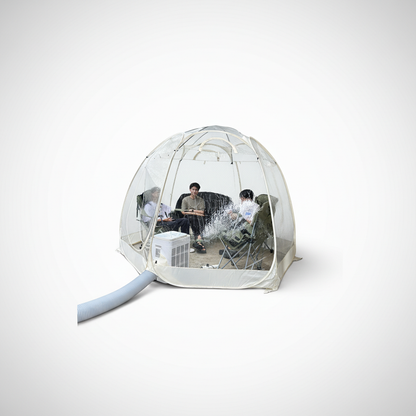 เต็นท์โดมใส วิมานแอร์ 3.5 เมตร กันน้ำ กางง่าย โครงไฟเบอร์แข็งแรง ทนทาน